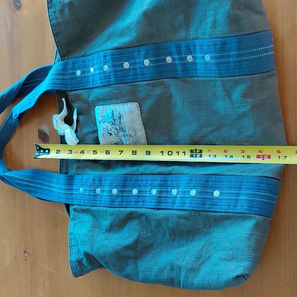 Vtg Y2K American Eagle Canvas Tote Bag - Picture 10 of 11